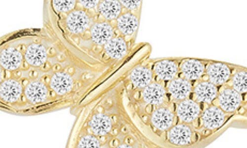 Sphera Milano Cubic Zirconia Butterfly Drop Earrings In Gold