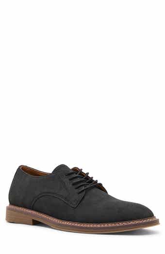 Mantiz Faux Suede Plain Toe Derby