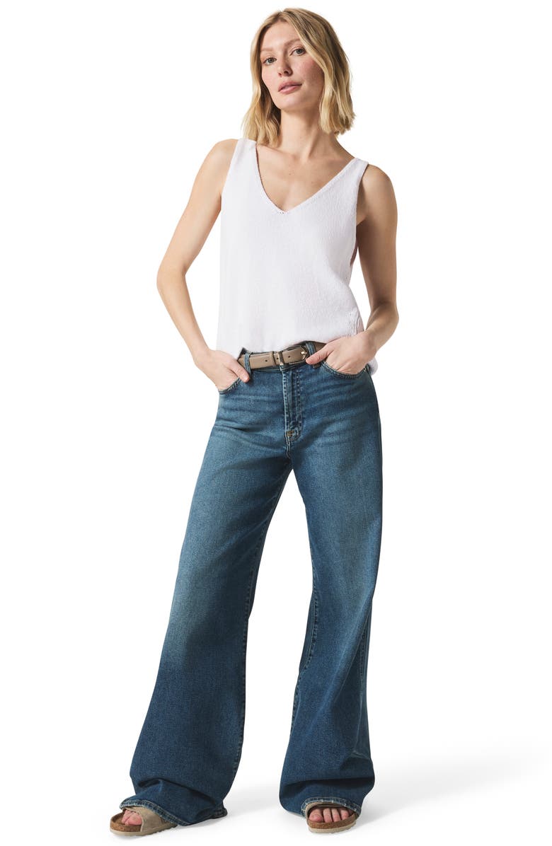 Splendid Cambell Mixed Stitch Sweater Tank, Alternate, color,