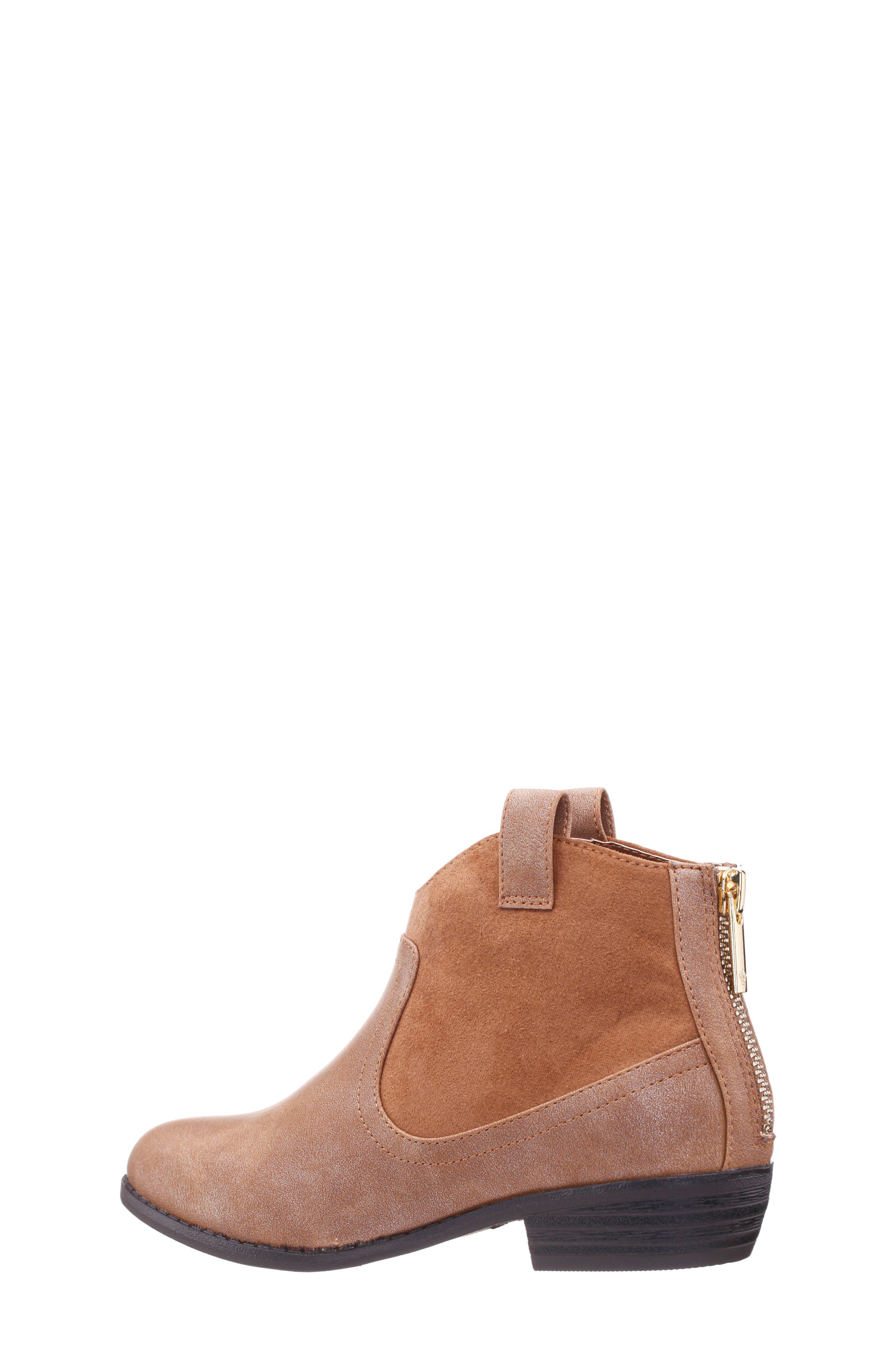 Nina Kids' Sai Western Boot, Alternate, color, Tan Shimmer