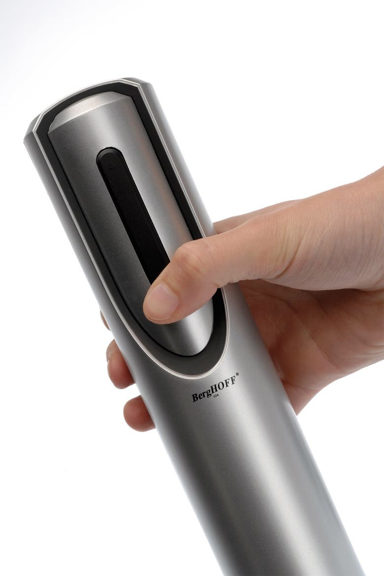 Gemini's Black Rechargeable Electric Wine Opener, Alternate, color, BLACK