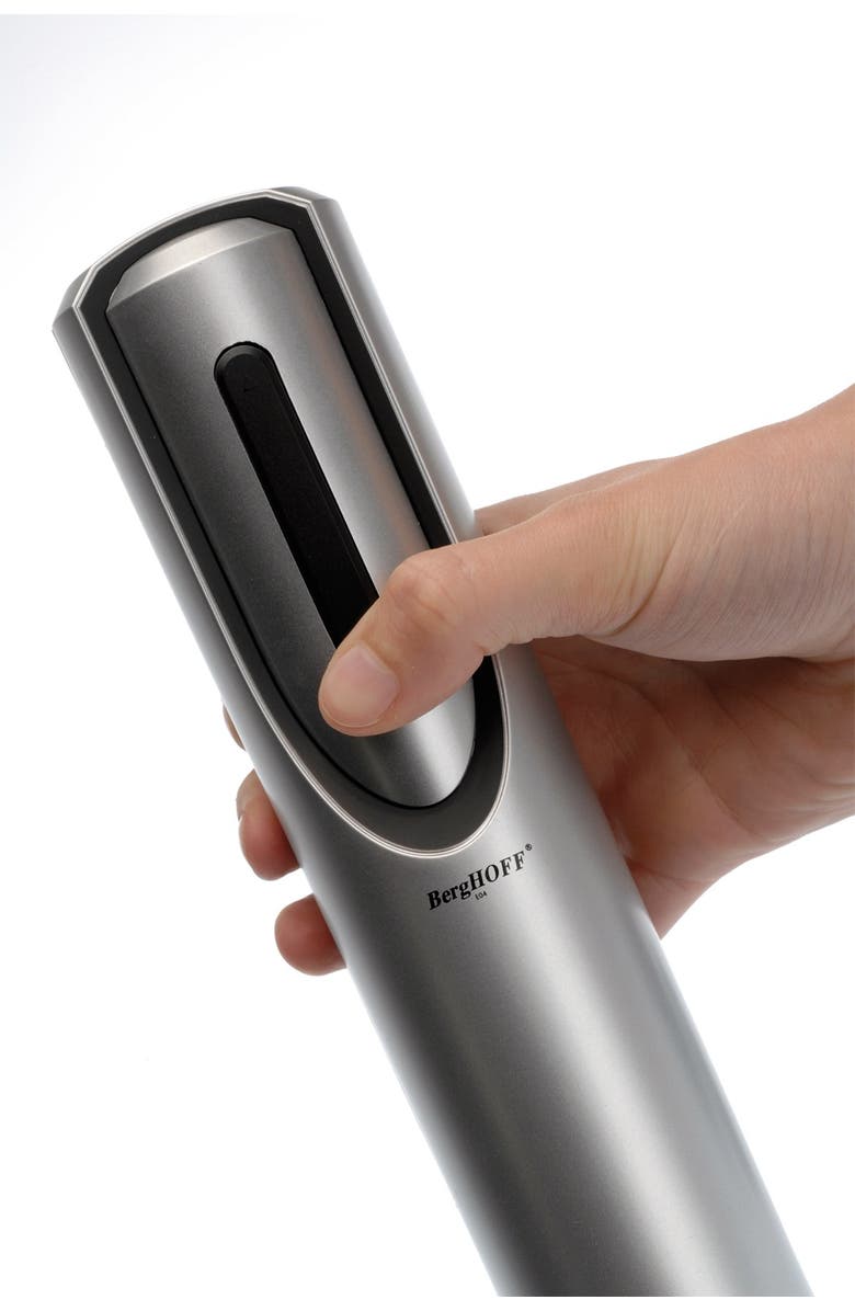 BergHOFF Gemini's Black Rechargeable Electric Wine Opener, Alternate, color, Black