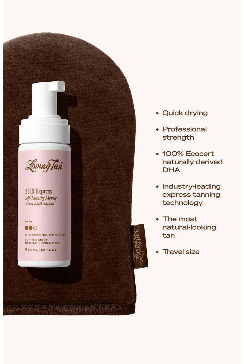 2HR Express Dark Self-Tanning Kit, Alternate, color, DARK