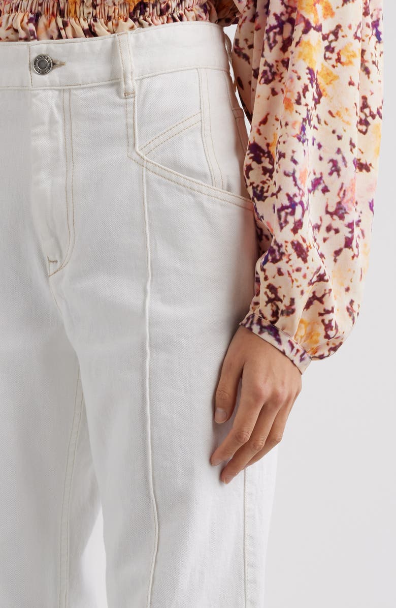 Isabel Marant Nadege Straight Leg Jeans, Alternate, color,