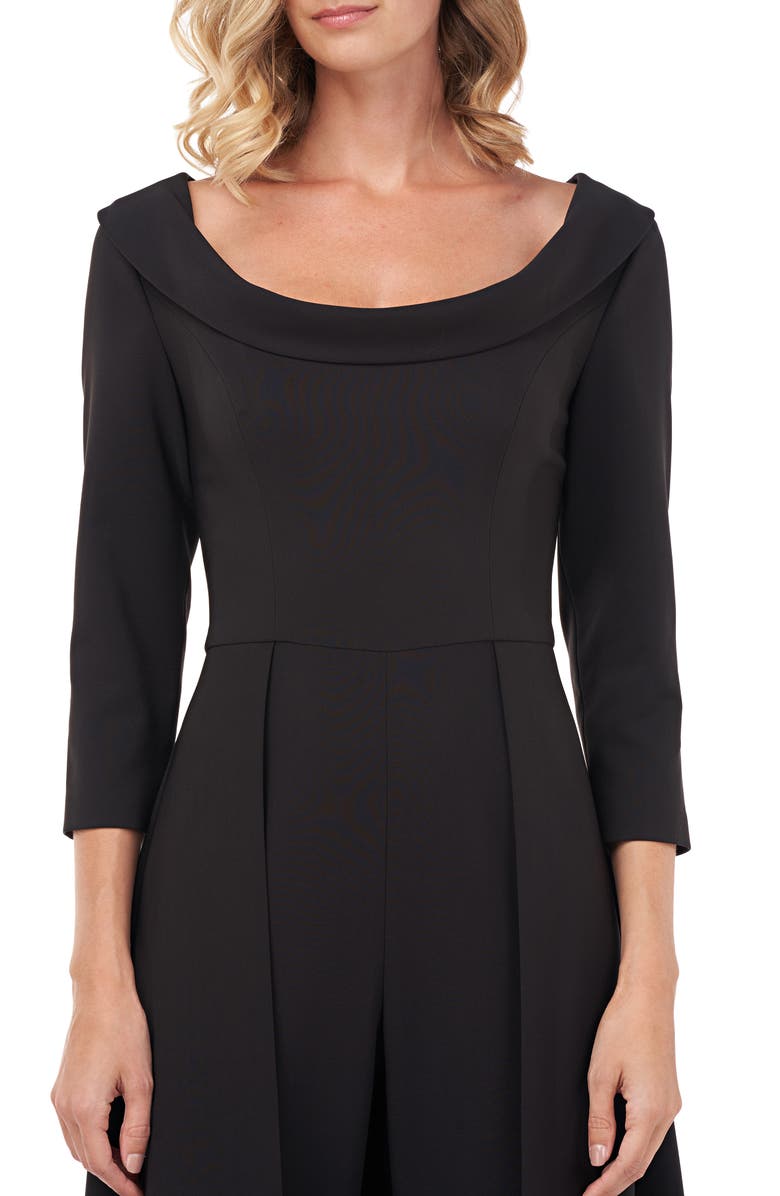 Kay Unger Crepe Maxi Romper, Alternate, color,