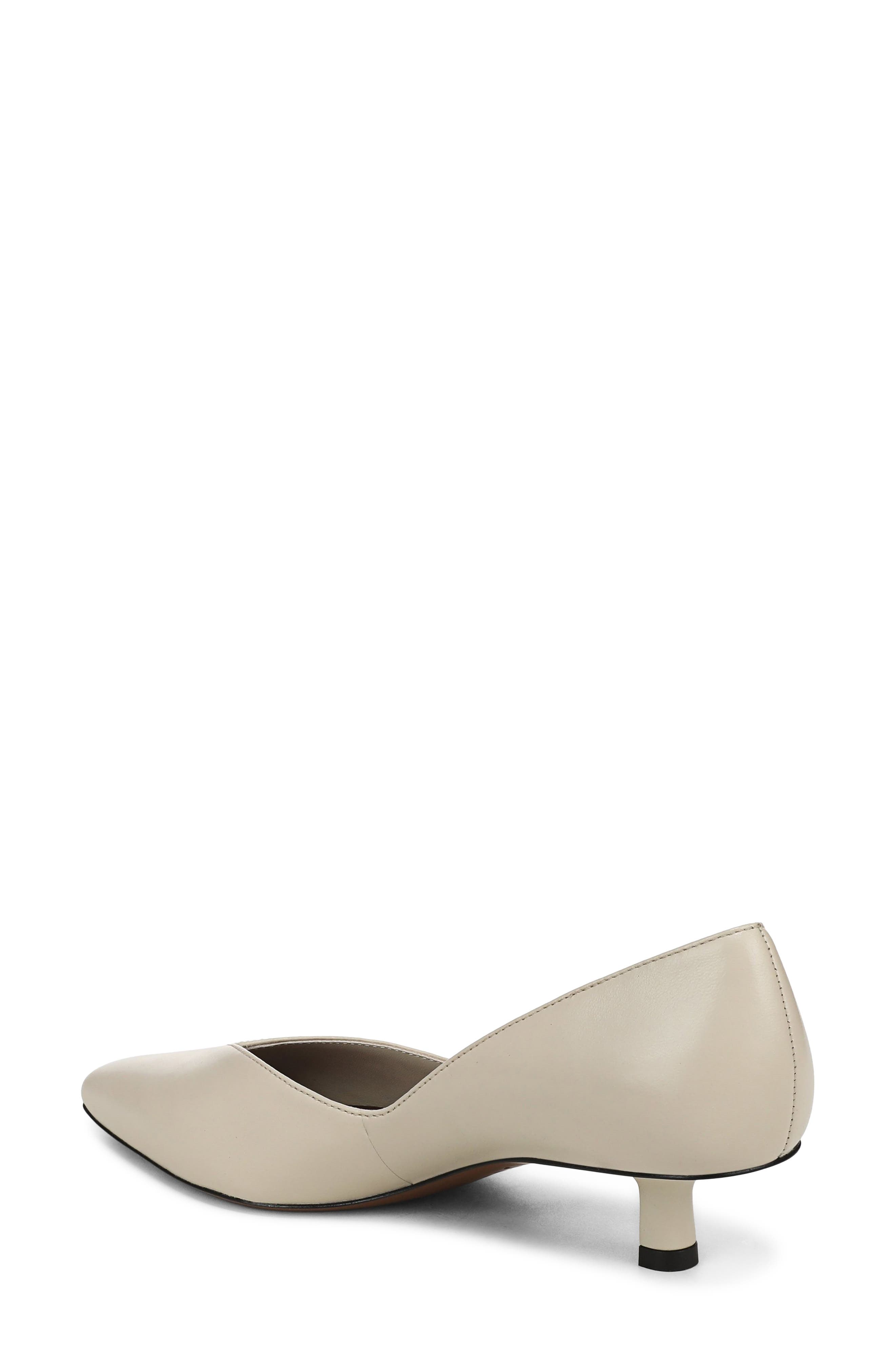 Hallie Pointed Toe Leather Pump, Alternate, color, MOONLIGHT