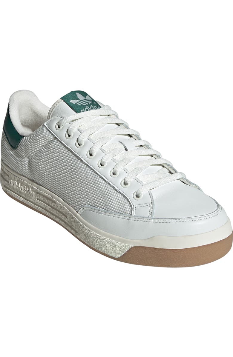 adidas Rod Laver Vintage Sneaker, Main, color, White/ White/ Collegiate Green