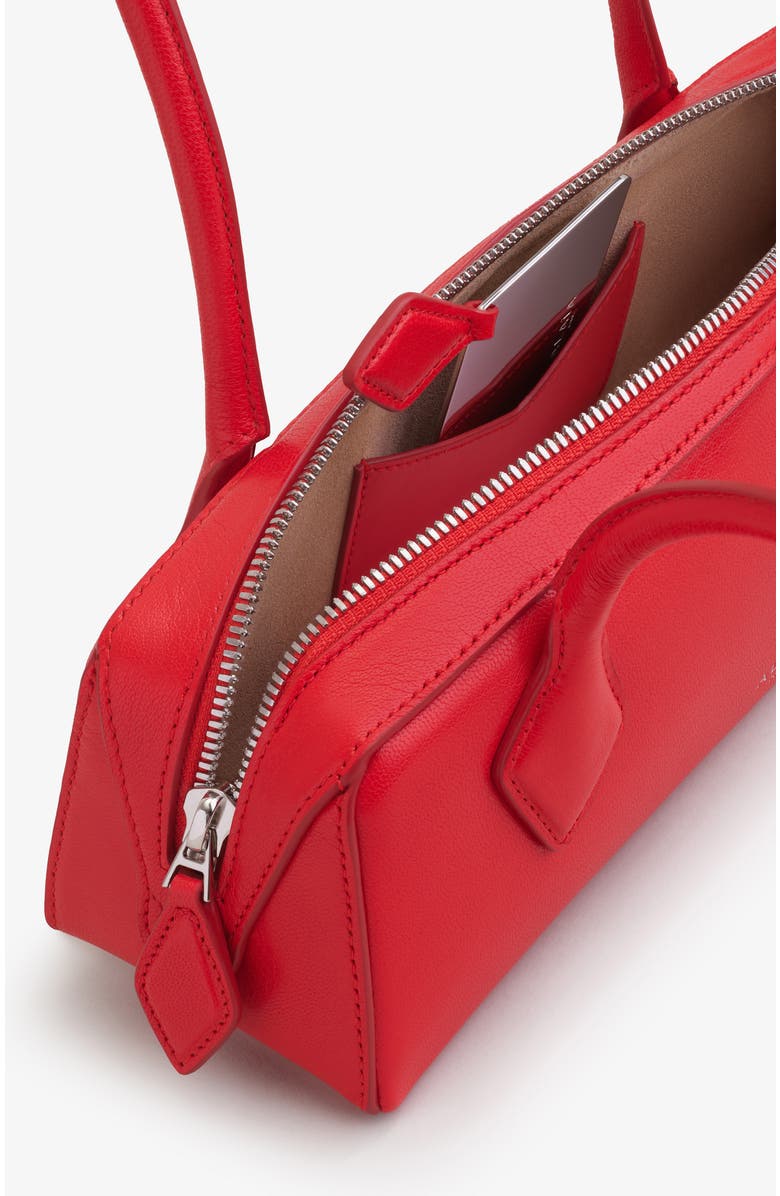 Alaïa Le Teckel Small Shoulder Bag, Alternate, color, Rouge Vif