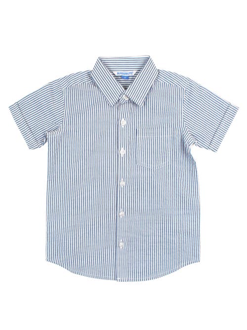Rufflebutts Boys Short Sleeve Button Down Shirt