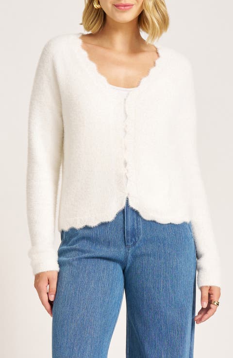 Delfina Scallop Cardigan