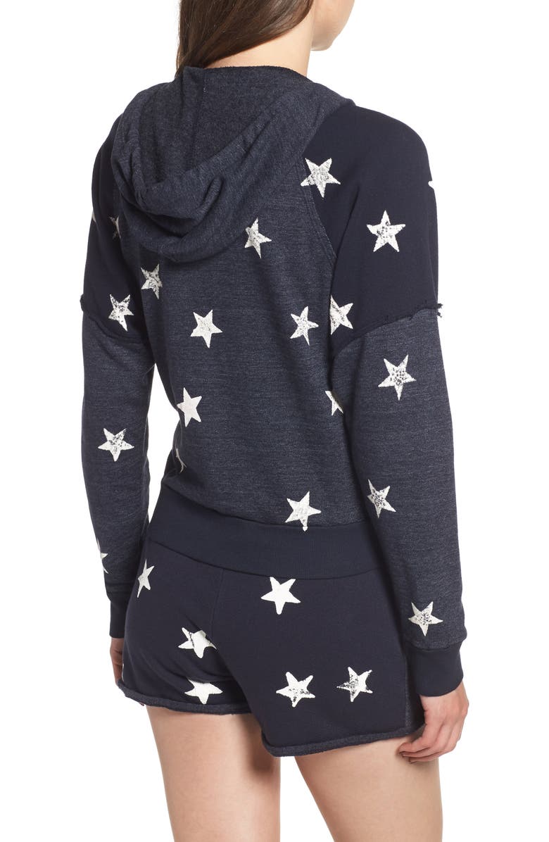 Splendid Star Zip-Up Hoodie, Alternate, color, 