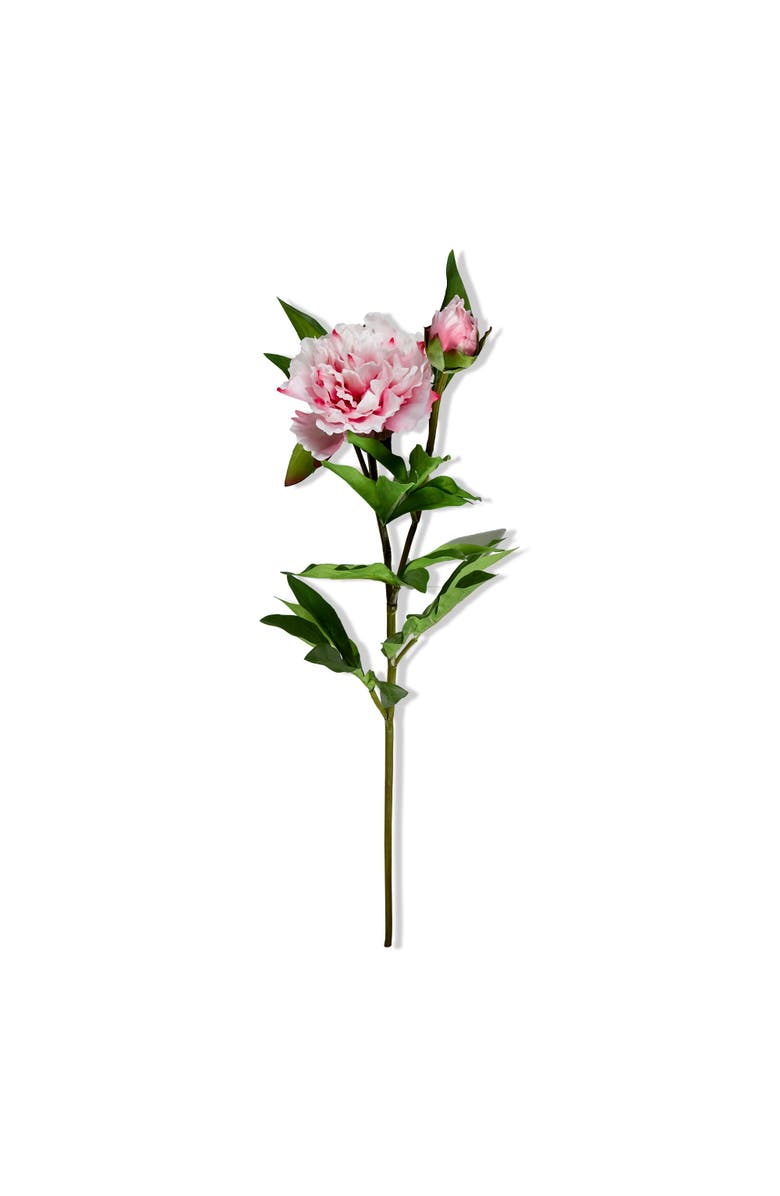 tag Pink Peony Spray Artificial Flower Stems Indoor Decor, Main, color, Pink