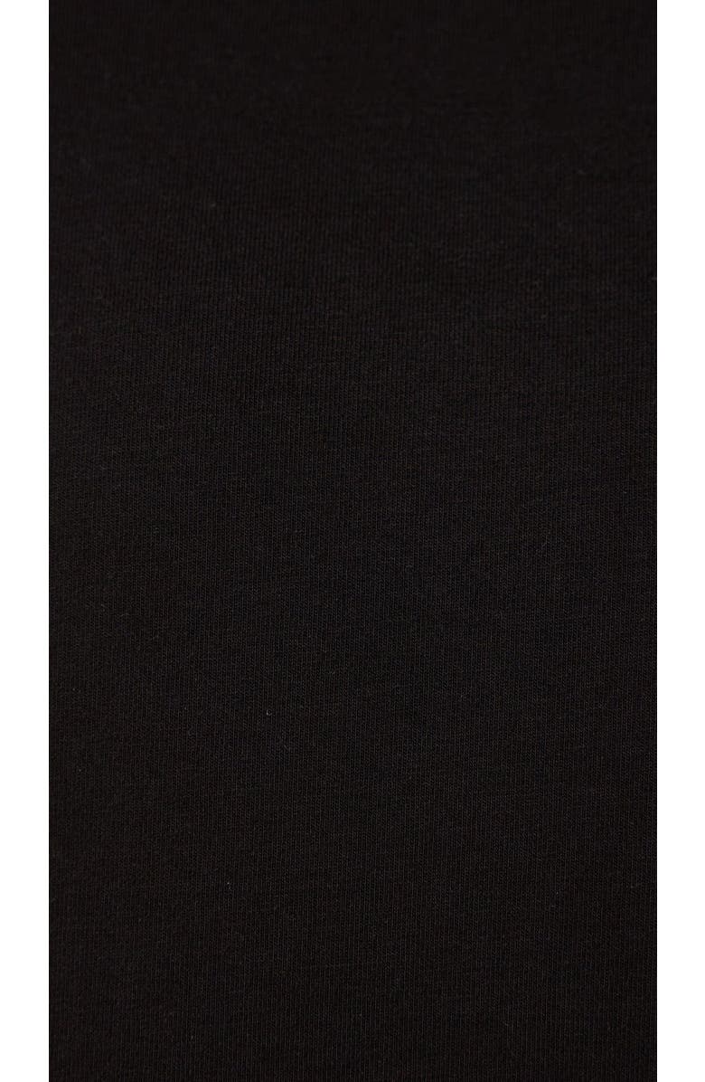 The Cat's Pajamas Pima Knit Cropped Pajama Set, Alternate, color, Midnight