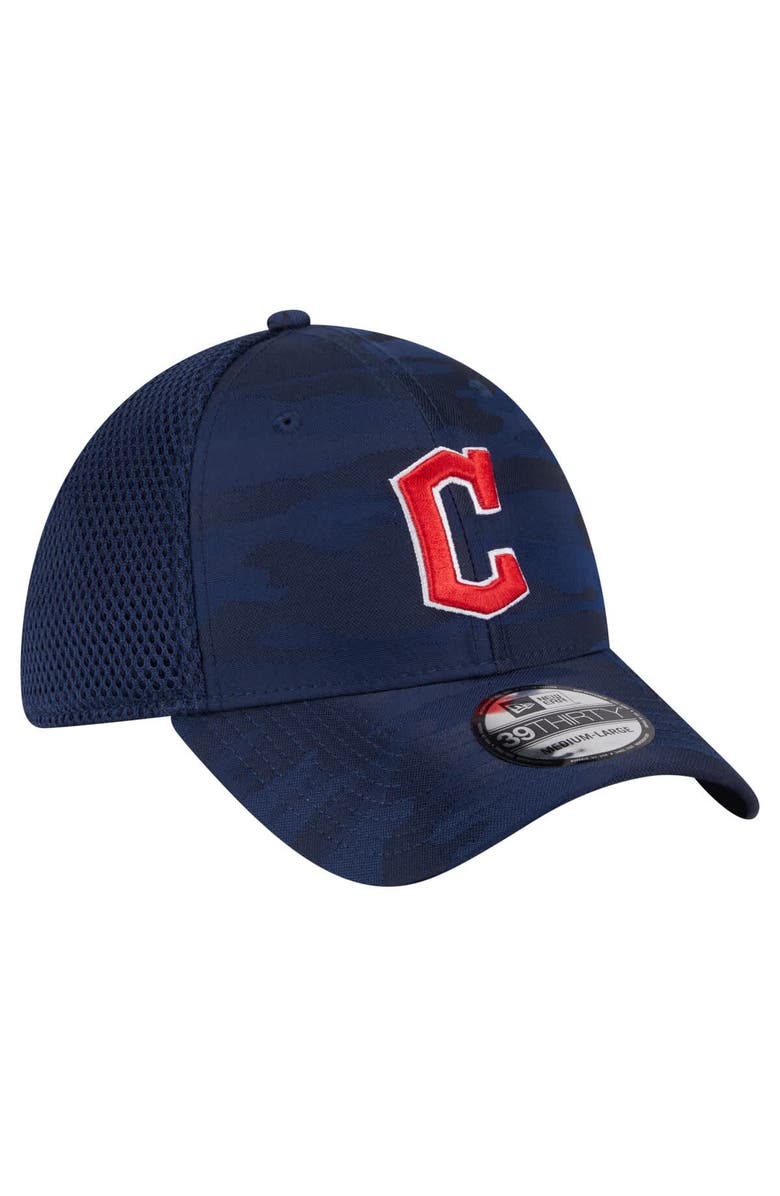 New Era Men's New Era Navy Cleveland Guardians Subtle Camo 39THIRTY Flex Hat, Alternate, color, 