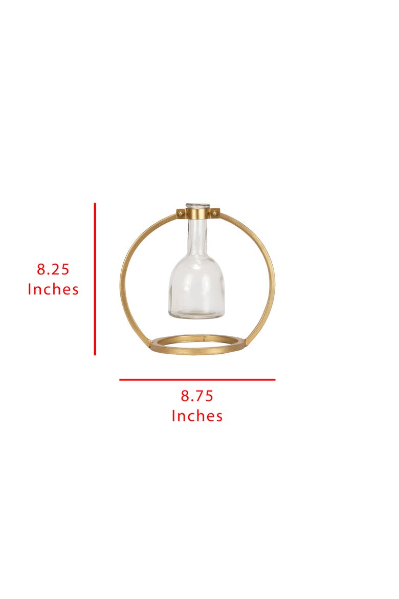 Glass Vase Metal Stand, Alternate, color, Gold
