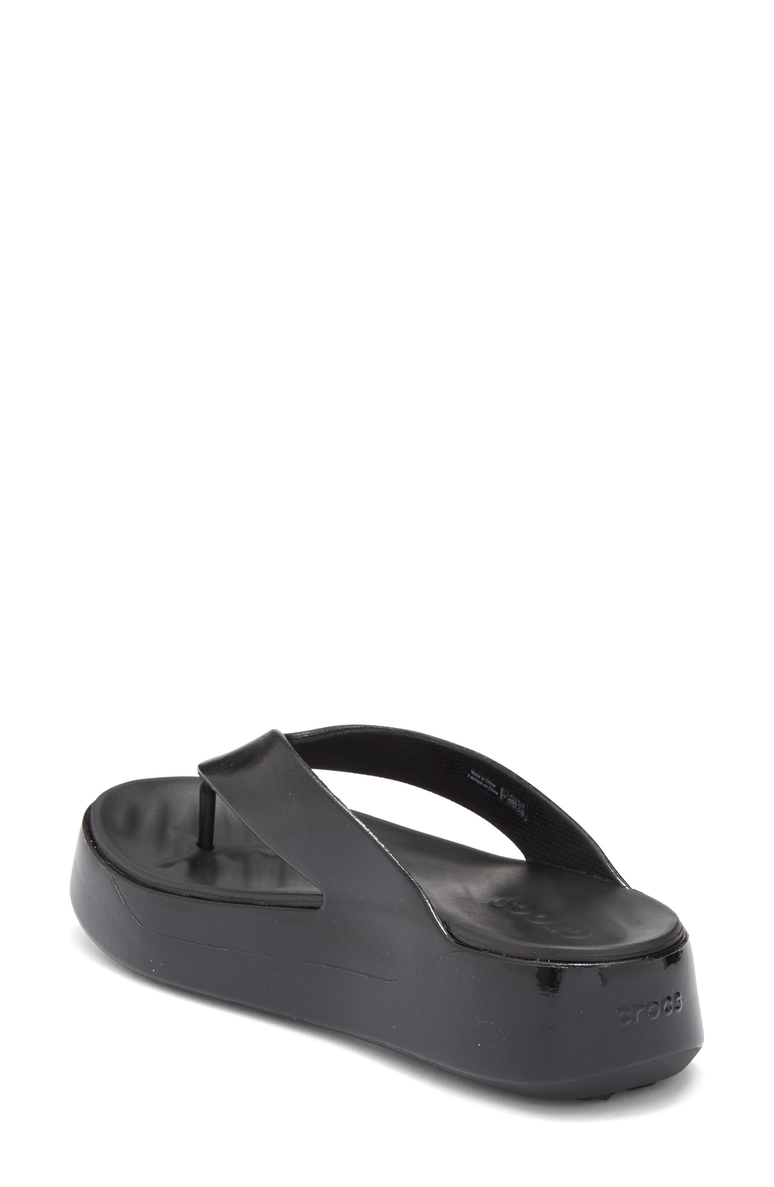 CROCS Getaway Platform Flip Flop, Alternate, color, Black