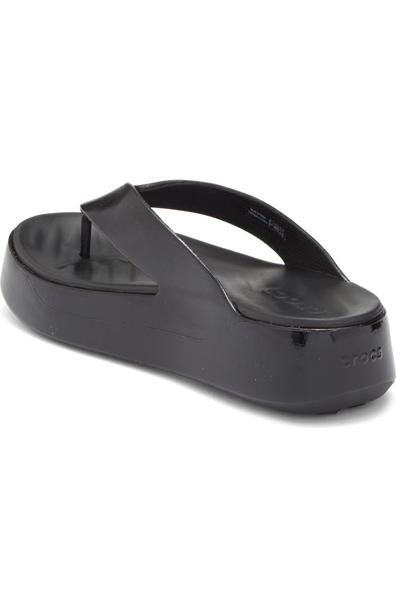 CROCS Getaway Platform Flip Flop, Alternate, color, Black