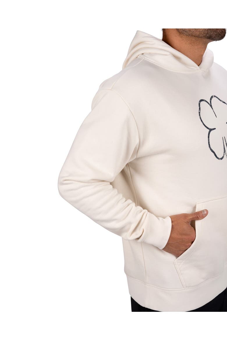 Clover Luck Hoodie, Alternate, color, Vanilla