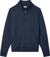 Tommy John Quilted Quarter Zip Top