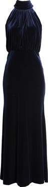 Eliza J Mock Neck Blouson Gown