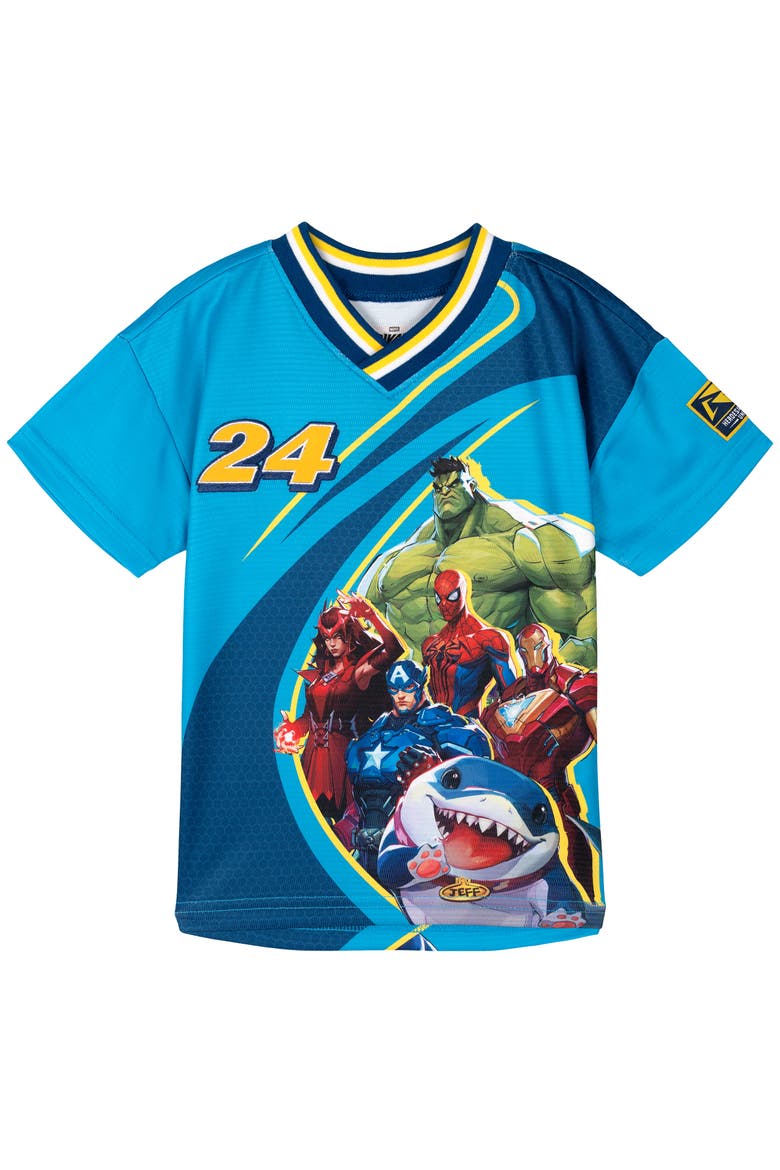 Athletic Short Sleeve Tee, Main, color, Marvel Rivals Blue
