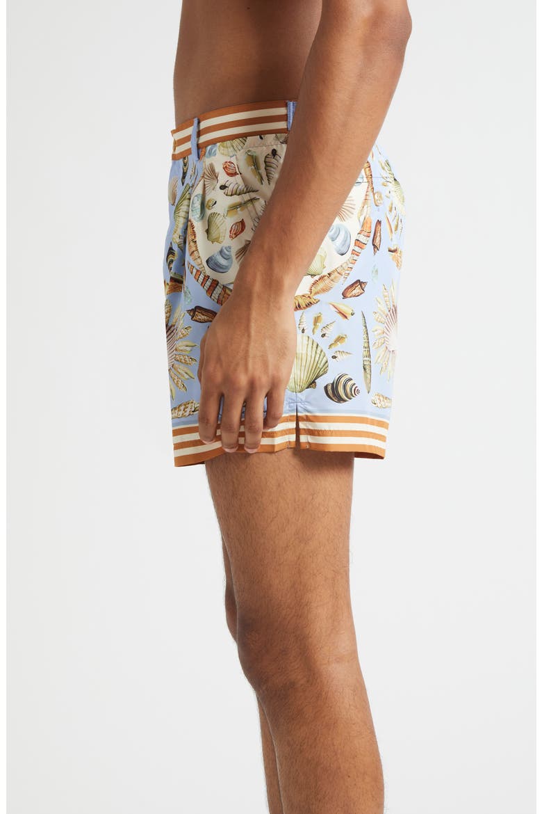 Shell Print Swim Trunks, Alternate, color, HC5PK CONCHIGLIE F.CELESTE