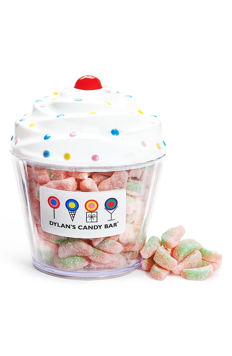 Dylan's Candy Bar Sour Watermelon Slices Cupcake, Alternate, color,