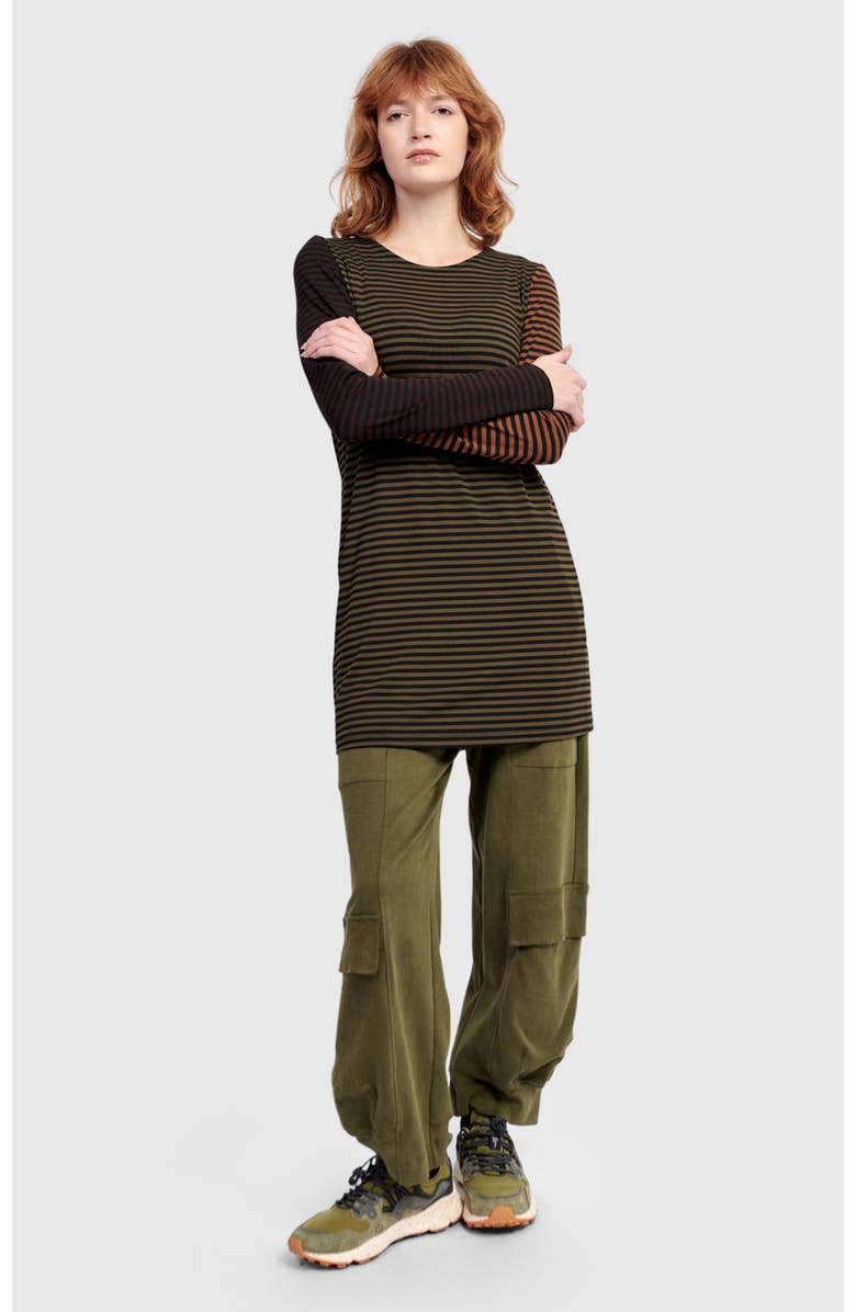 Alembika Layering Long Tee, Alternate, color, Stripes