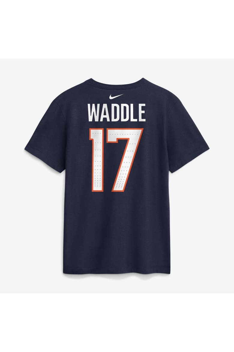 Men's Nike Jaylen Waddle Navy Denver Broncos Name & Number T-Shirt, Alternate, color, Navy