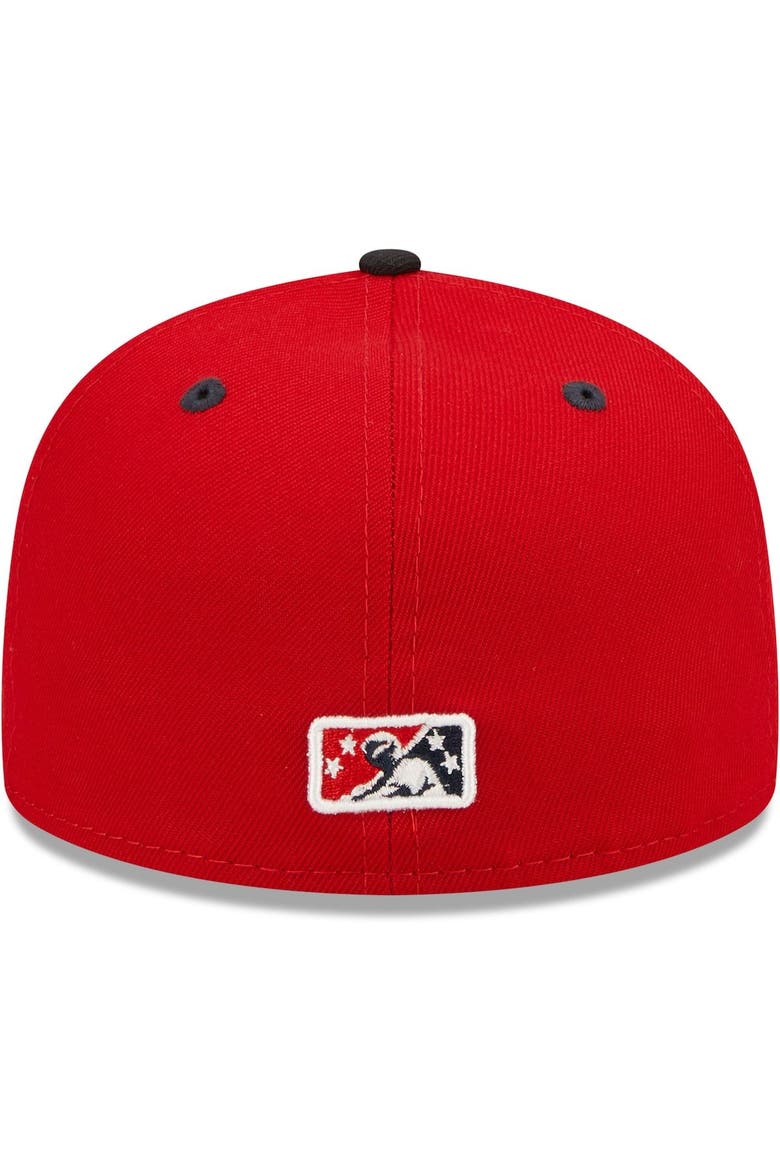 Men's New Era Red Reno Aces Authentic Collection Team Alternate 59FIFTY Fitted Hat, Alternate, color, Red