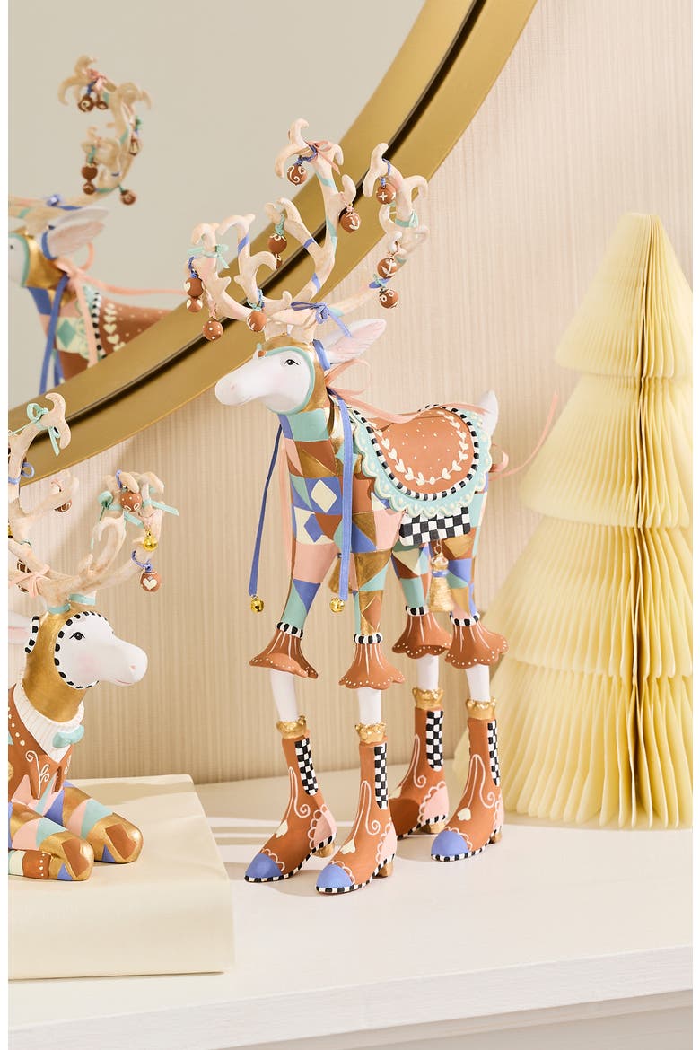 Patience Brewster 2026 Annual Reindeer Statue, Alternate, color, MULTI