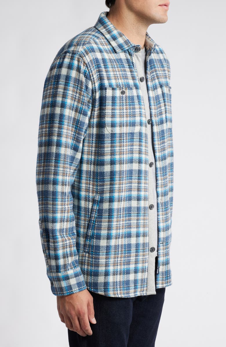 johnnie-O Opry Plaid Brushed Twill Shirt Jacket, Alternate, color, 
