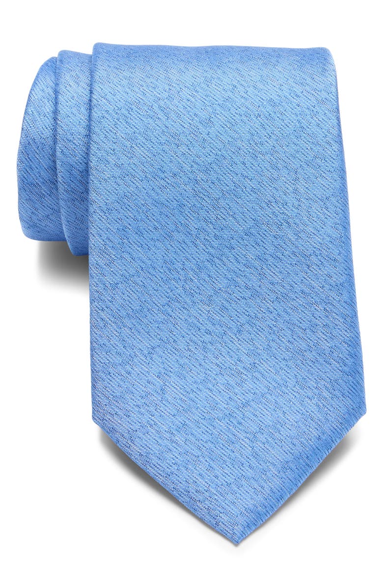 Michael Kors Ratino Solid Neck Tie, Main, color, Blue