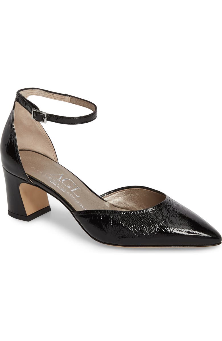 AGL d'Orsay Ankle Strap Pump, Main, color,