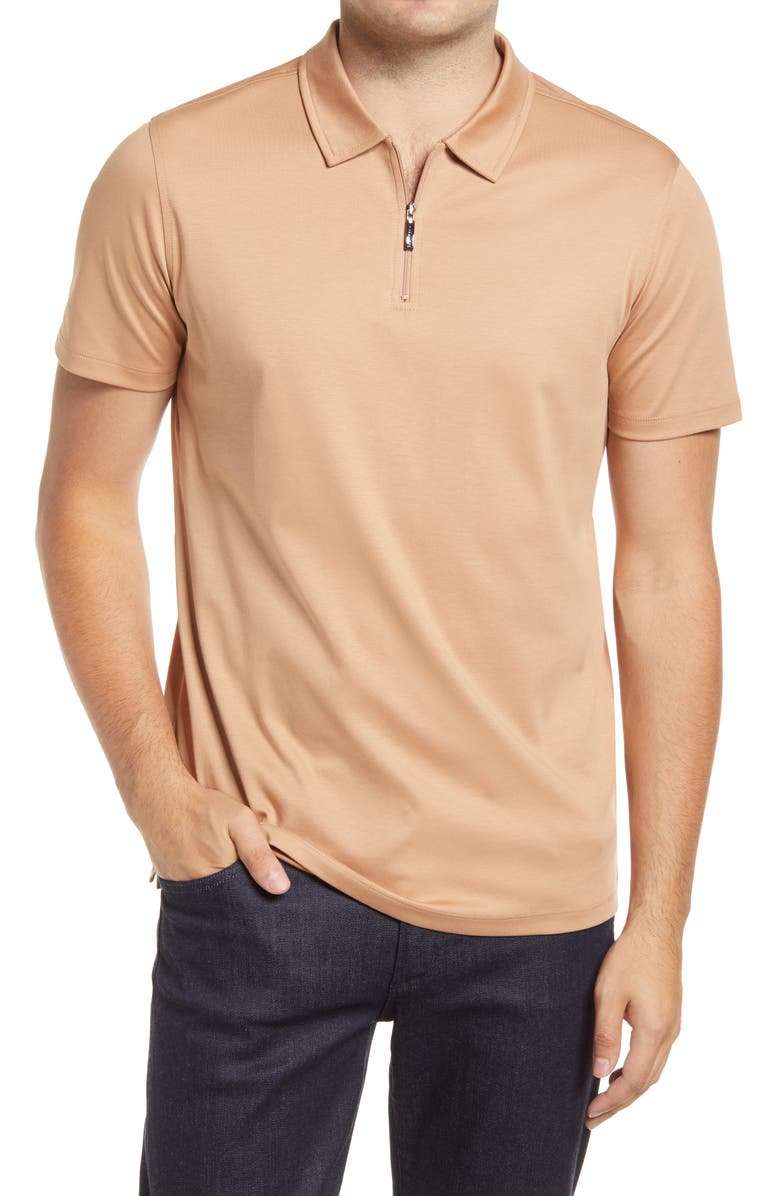 Robert Barakett Georgia Zip Polo, Main, color, 