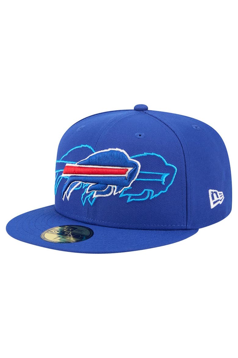 Men's New Era Royal Buffalo Bills Tri-Hit 59FIFTY Fitted Hat, Main, color, Royal