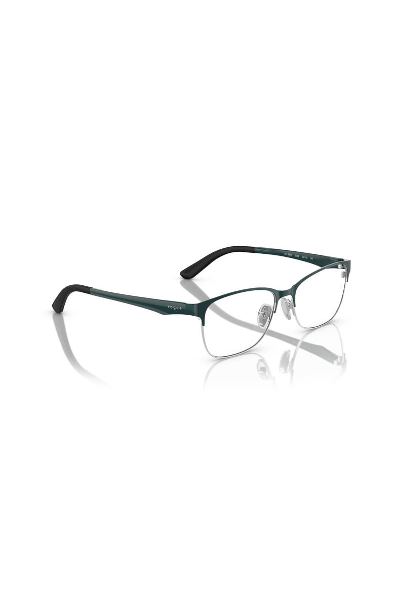 Vogue Eyewear 52mm Square optical glasses, Alternate, color, Green