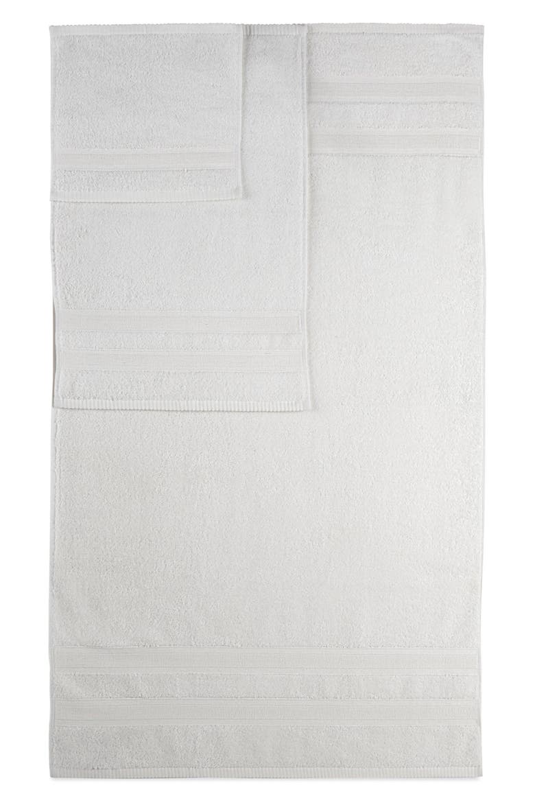 Low Lint 6-Pack Bath Towel Set, Alternate, color, CLOUD WHITE
