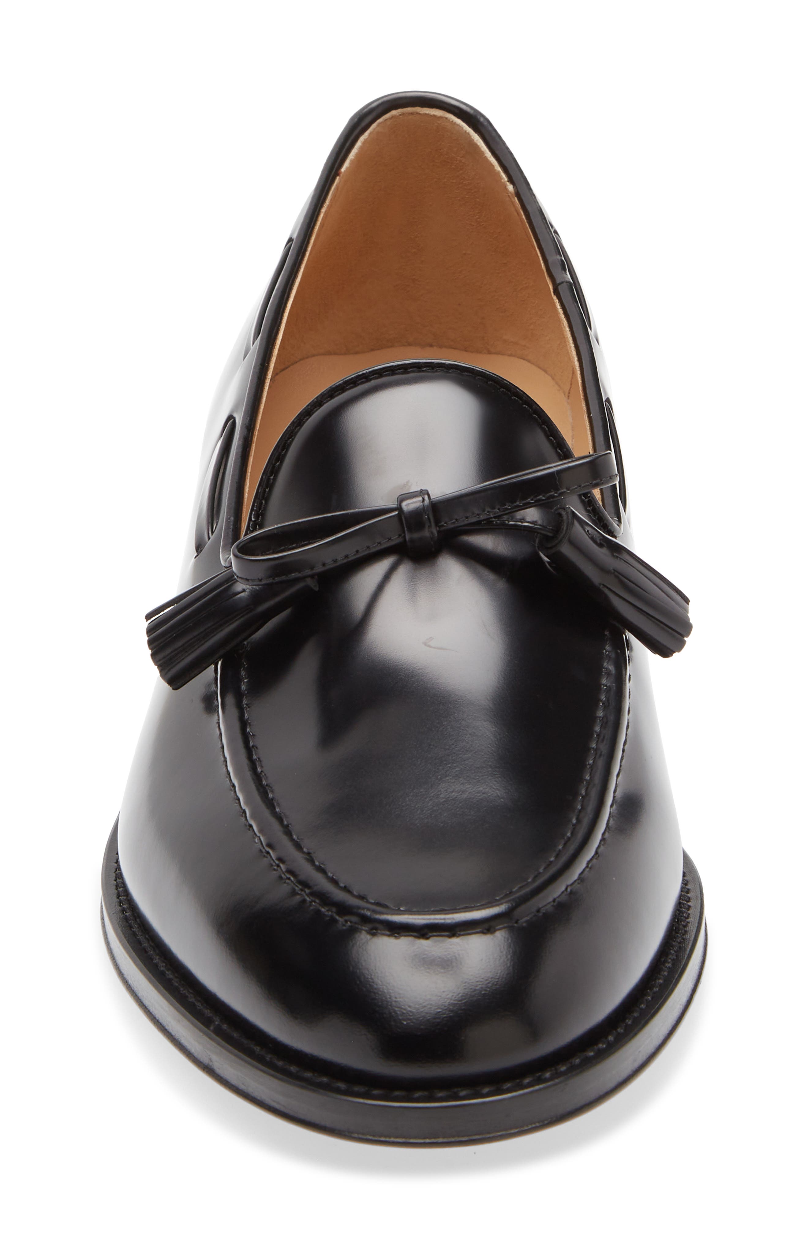 Valentino Garavani Bowshire Loafer, Alternate, color, Black