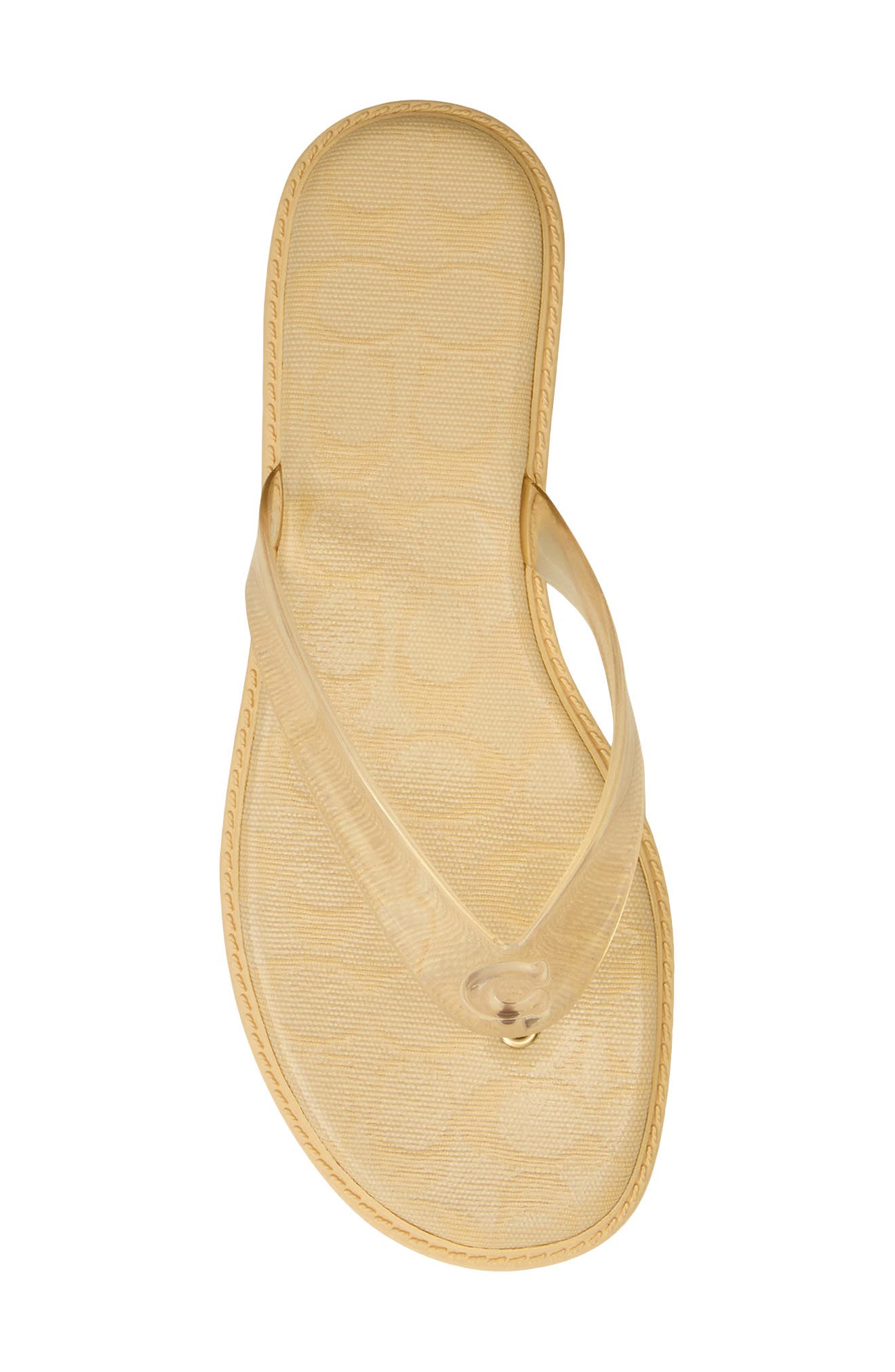 COACH Jelly Flip Flop, Alternate, color, Vanilla