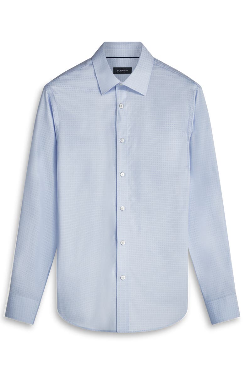 Bugatchi Julian Shaped Fit Print Button-Up Shirt, Alternate, color, 