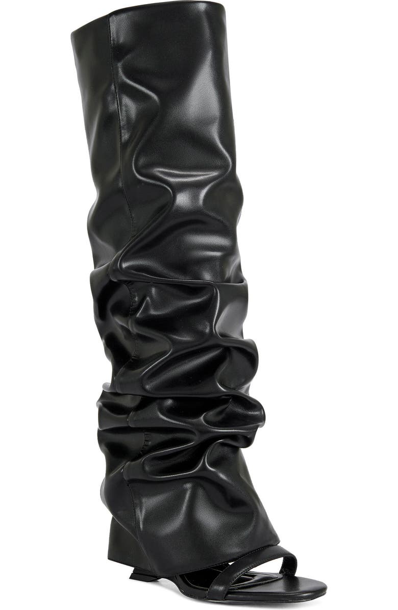 AZALEA WANG Raylan Knee High Sandal, Main, color,