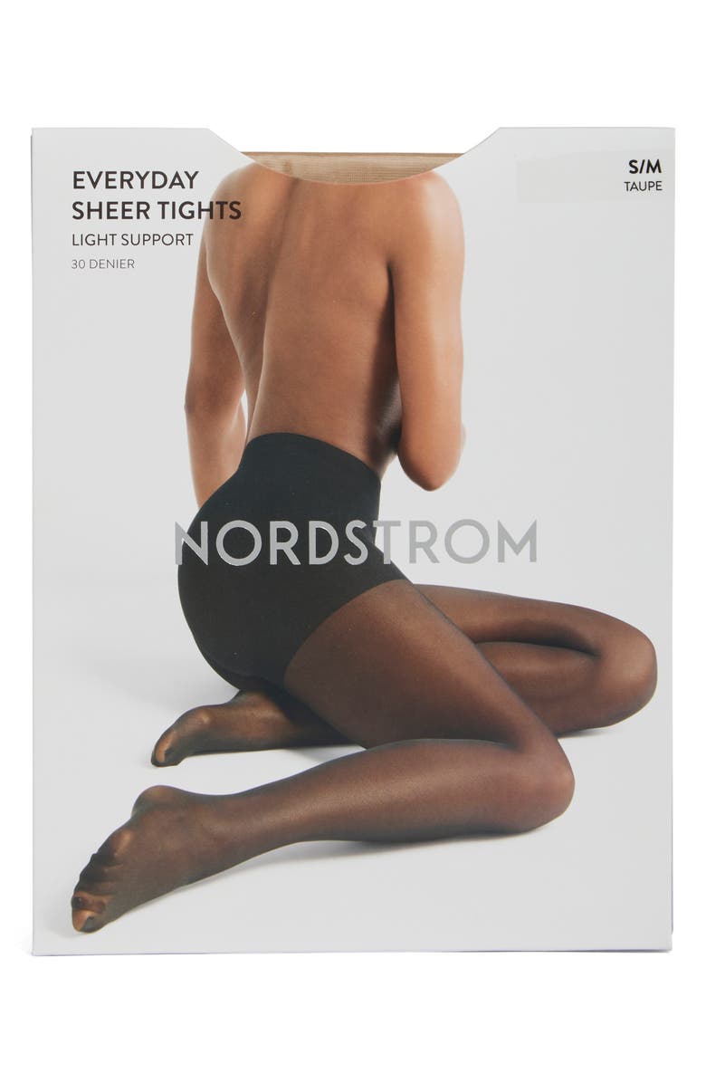 Nordstrom Everyday Sheer Control Top Tights, Main, color, 