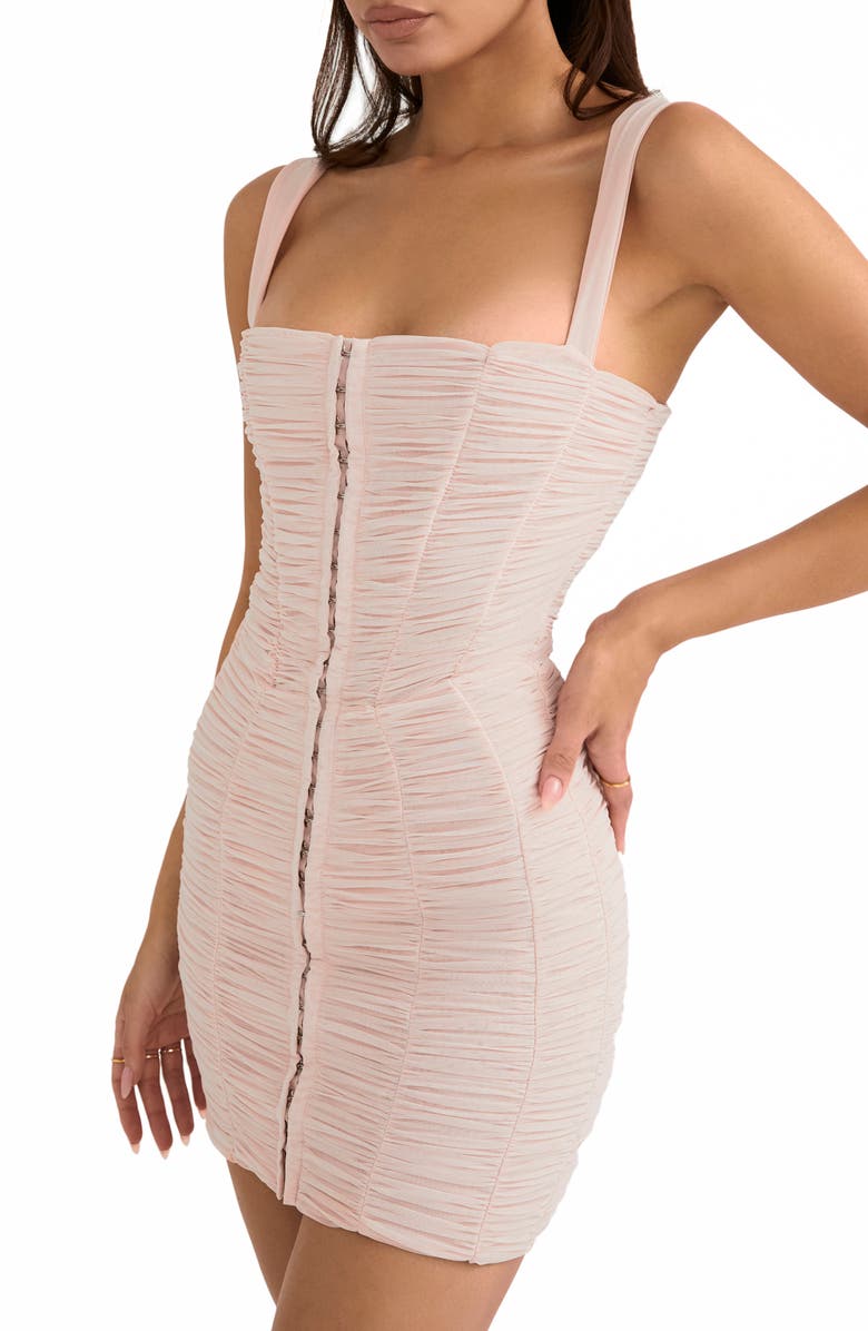 HOUSE OF CB Cate Ruched Minidress, Alternate, color, 