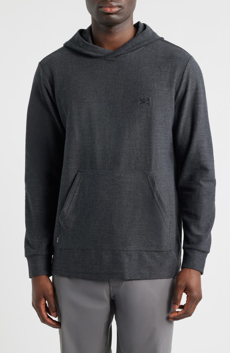 DARK SEAS Ginther Brushed Cotton Hoodie, Main, color, 