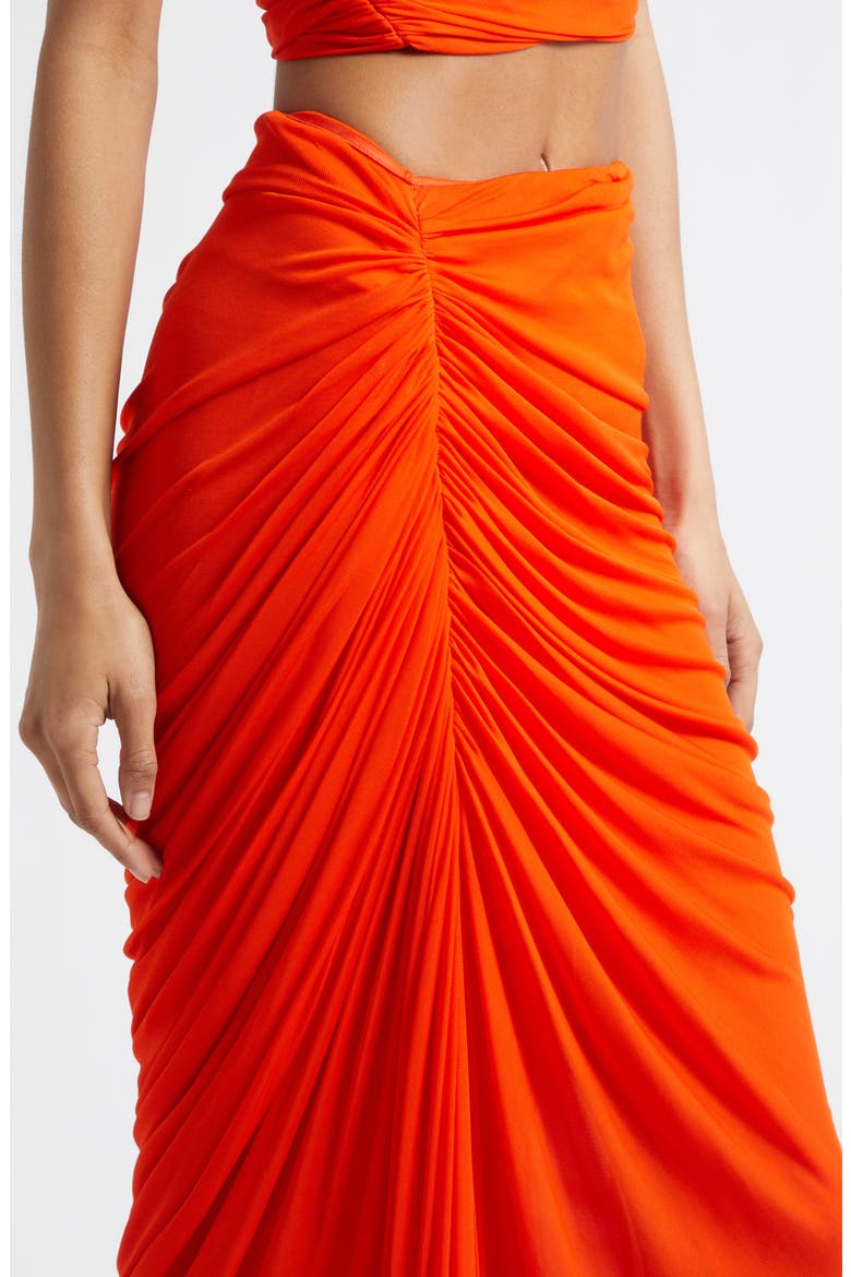 Cleo Skirt, Alternate, color, ORANGE CRUSH