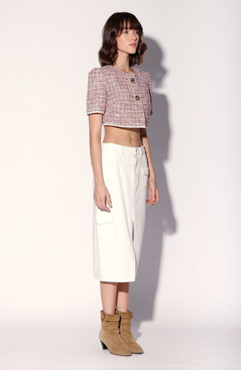 Walter Baker Helene Canyon Tweed Cropped Jacket, Alternate, color, Canyon Tweed