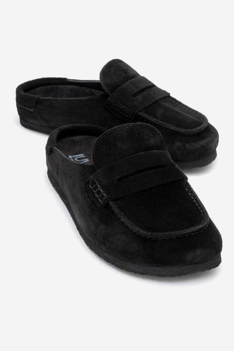Priva Leather Slip-On Slipper