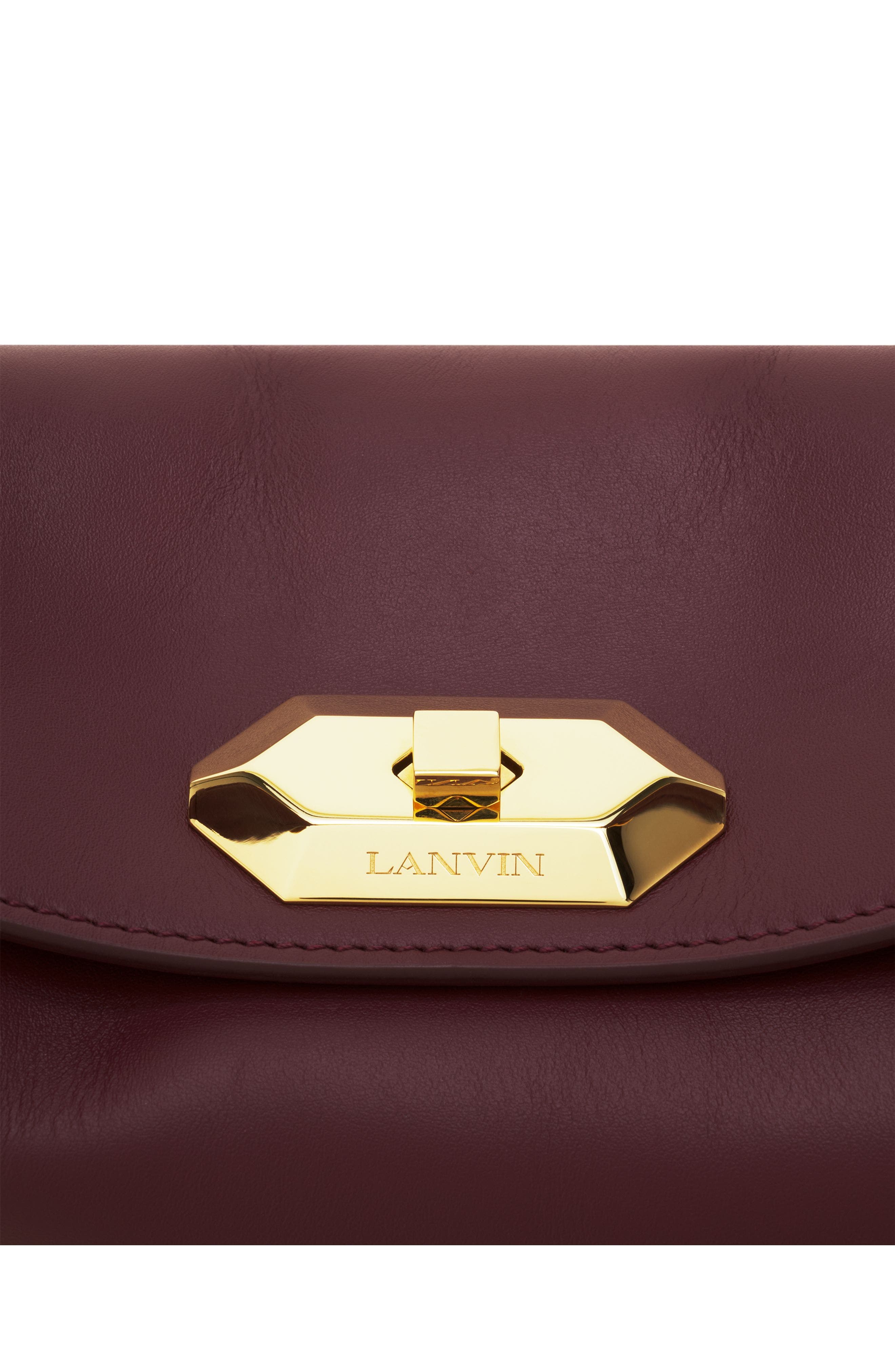 Compagnon Asymmetrical Bag In Leather, Alternate, color, Bacchus