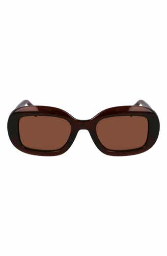 FERRAGAMO Gancini 51mm Oval Sunglasses
